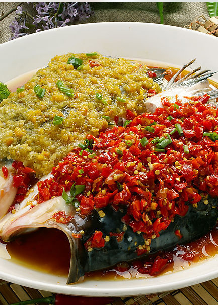 川菜菜谱剁椒鱼头的做法|川菜菜谱剁椒鱼头的做法图解